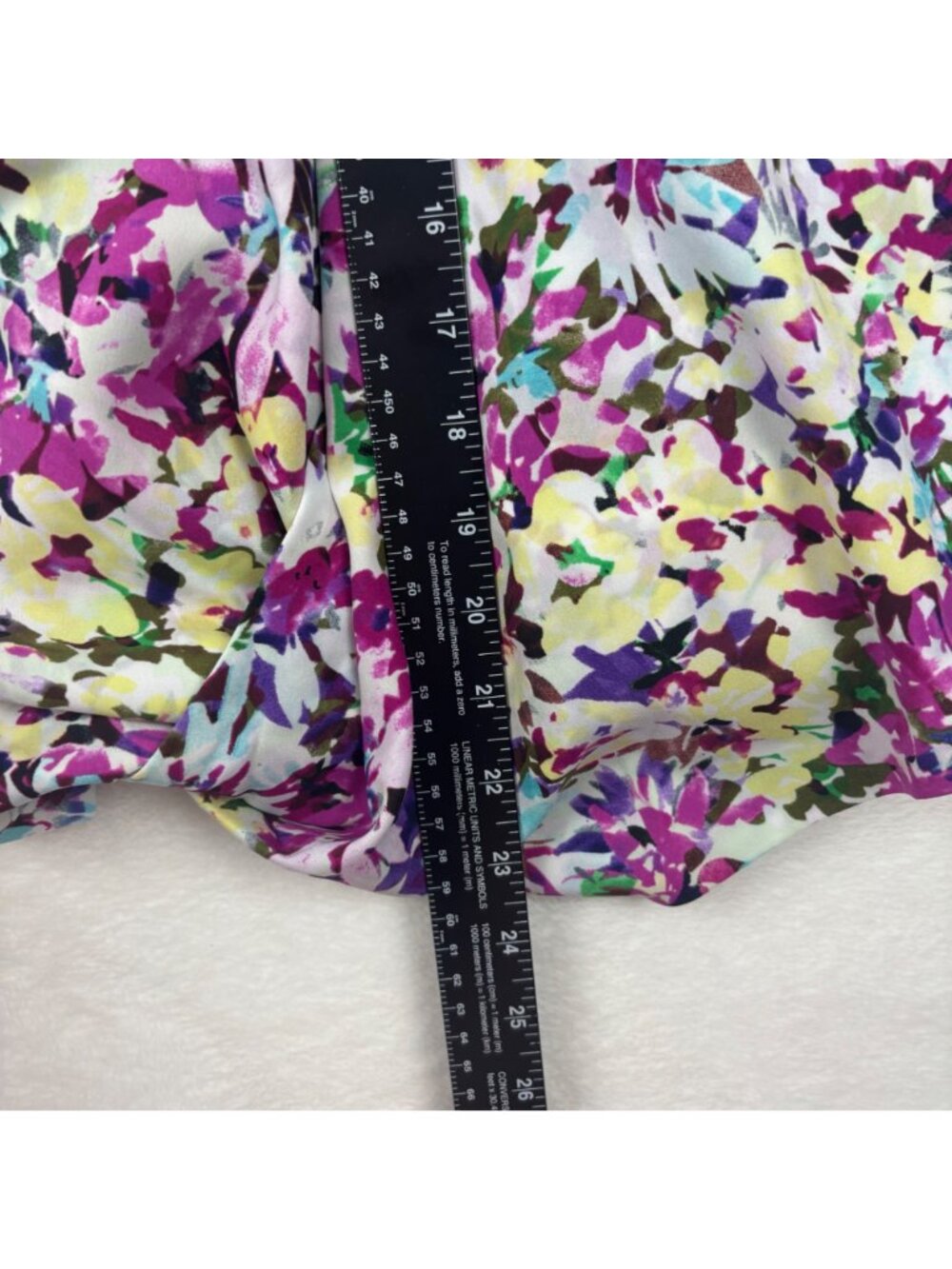 ✨3/$30 Cabi L Eden Floral Wrap Top 5211 Blouse Floral Print Sleeveless Blouse - Picture 4 of 7